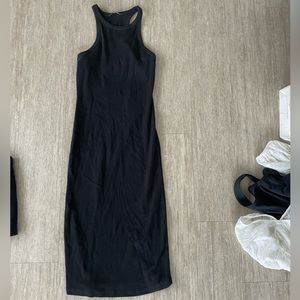 ZARA MIDI BLACK DRESS